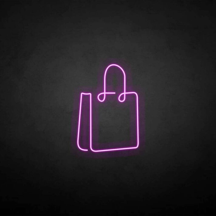 'Briefcase' neon sign