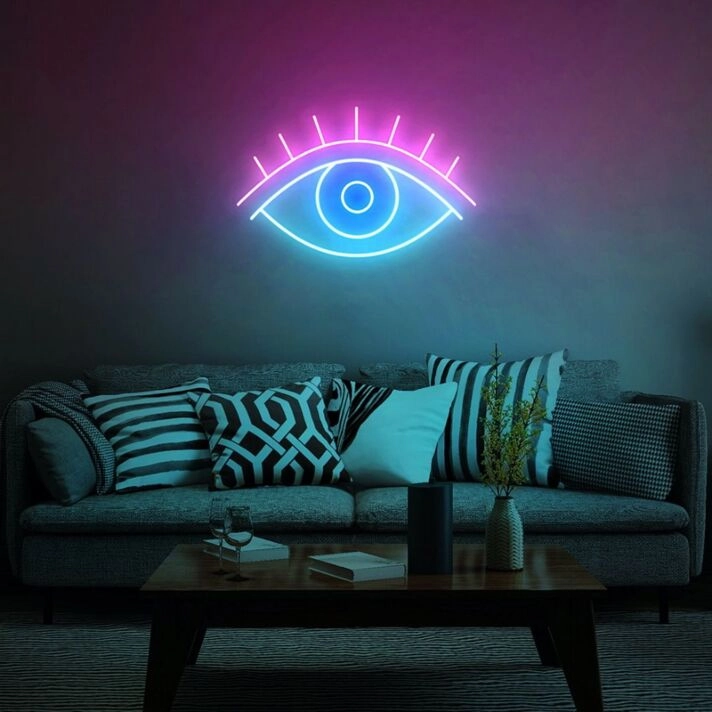 Eye Neon Sign for Mystical and Whimsical Spaces