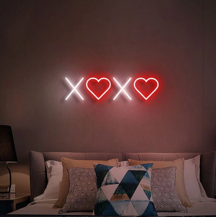 Xoxo Neon Sign for Romantic and Loving Spaces