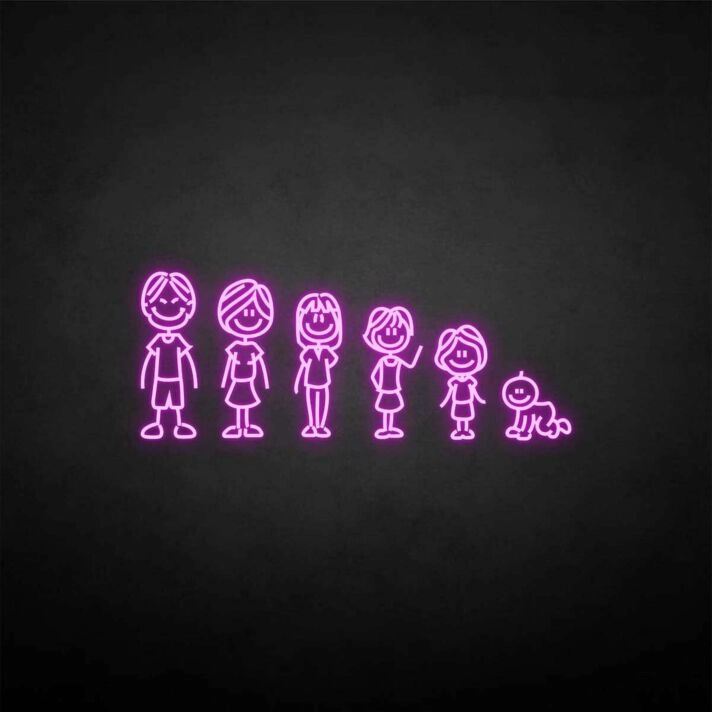 Family neon sign