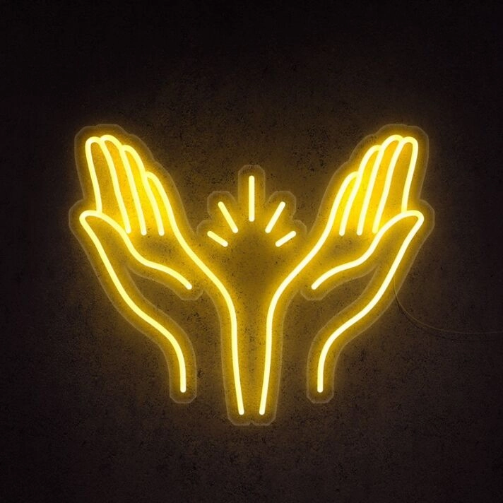 Praise Neon Sign for spiritual and uplifting environments