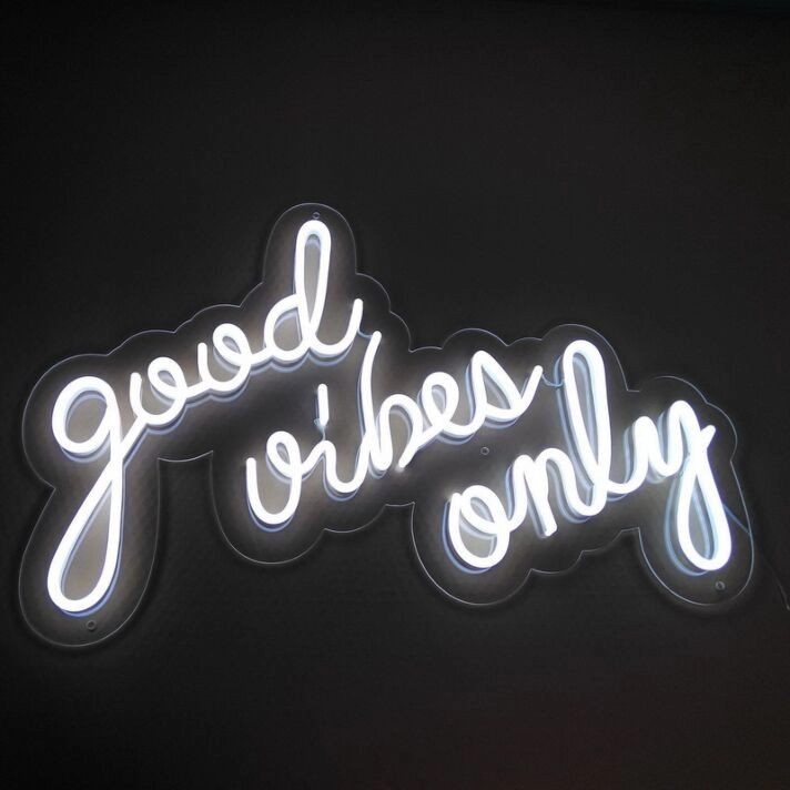 Good Vibes Only Neon Sign adds positivity to any room
