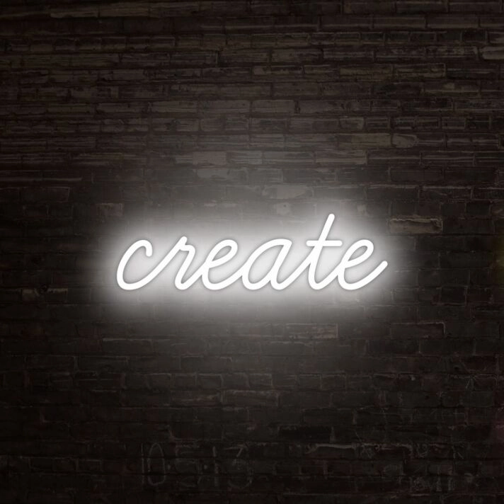 Create Neon Sign ideal for creative and artistic spaces