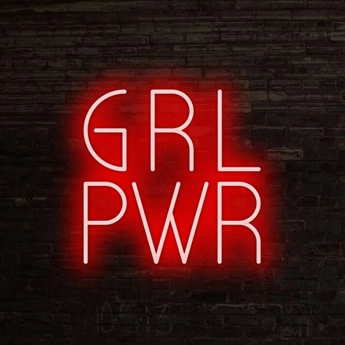 Girl Power Neon Sign perfect for empowering and positive settings