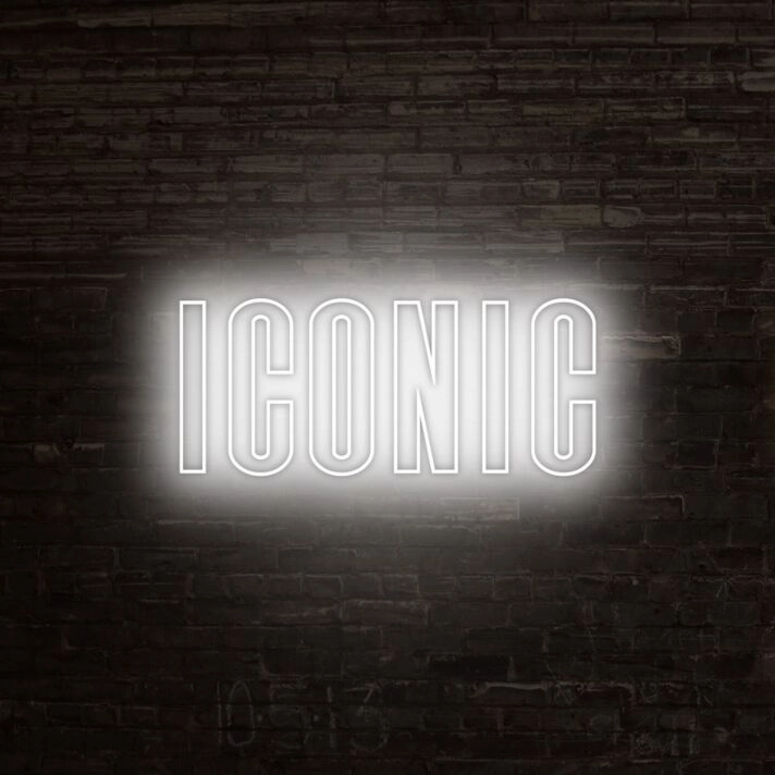 Iconic Neon Sign adds a bold statement to any room