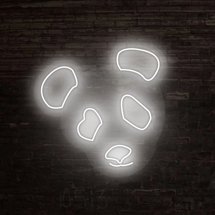 Panda Neon Sign adds a cute touch to kids' rooms