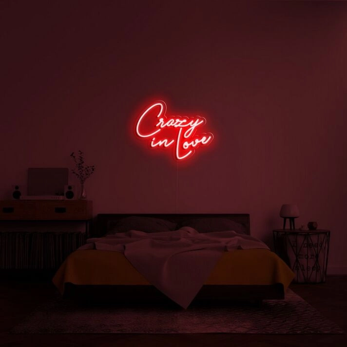 Crazy In Love Neon Sign for fun and romantic settings
