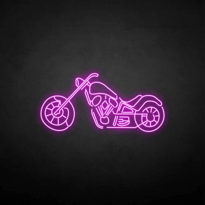 Chopper' neon sign