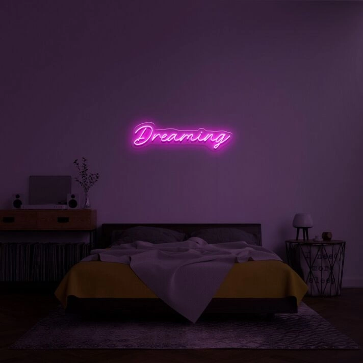 Dreaming Neon Sign for Whimsical Spaces