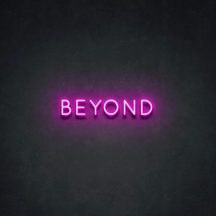 Beyond Neon Sign for Futuristic Spaces