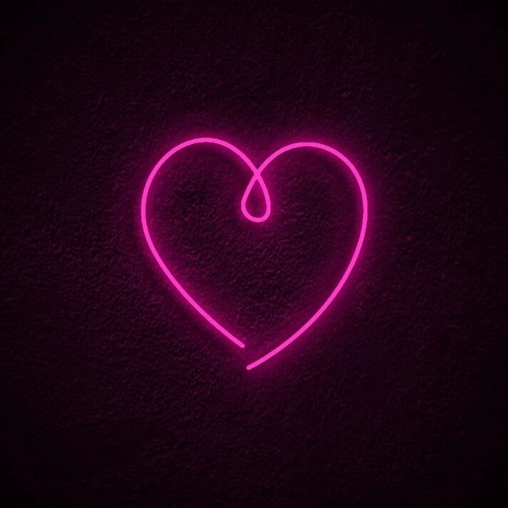 Heart Neon Sign for Romantic Decor
