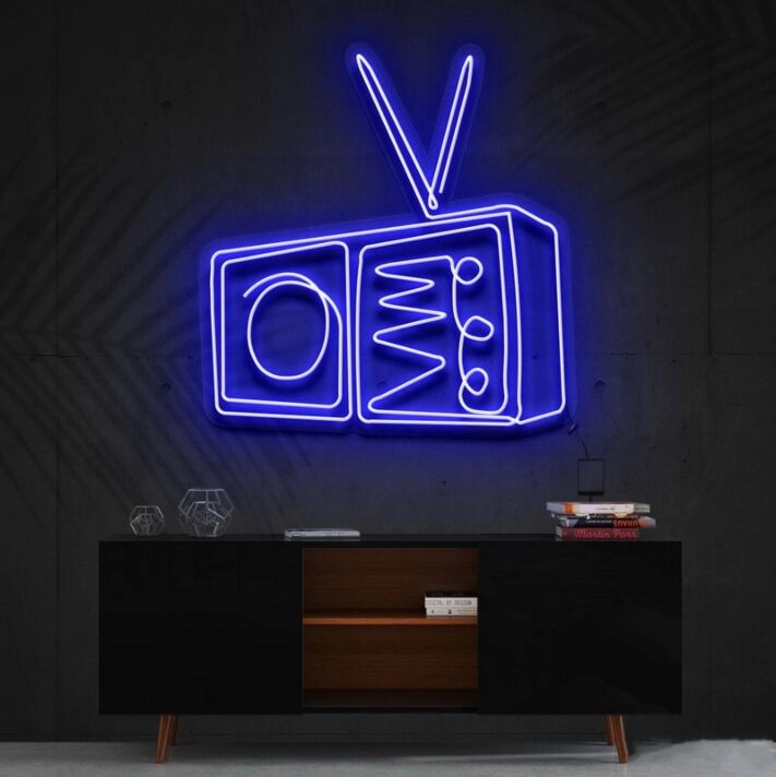 Retrovision Neon Sign for Vintage and Retro Decor