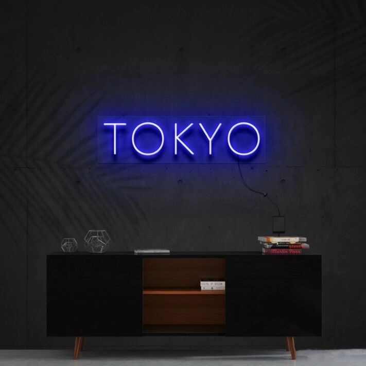 Tokyo Neon Sign for Travel Lovers and Urban Decor