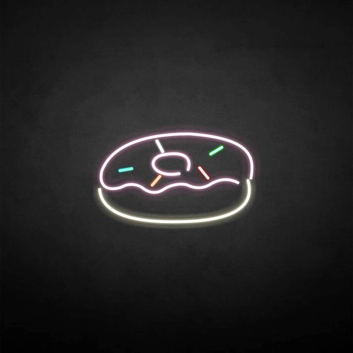 Donut' neon sign