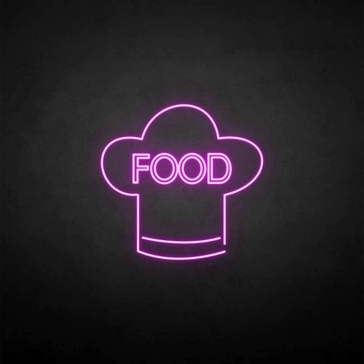 Customize 'Food' neon sign