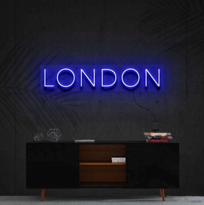 London Neon Sign for Travel Lovers