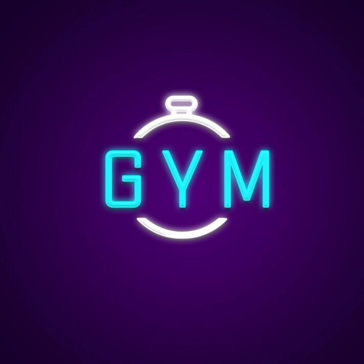 Gyms Neon Sign for Fitness Spaces