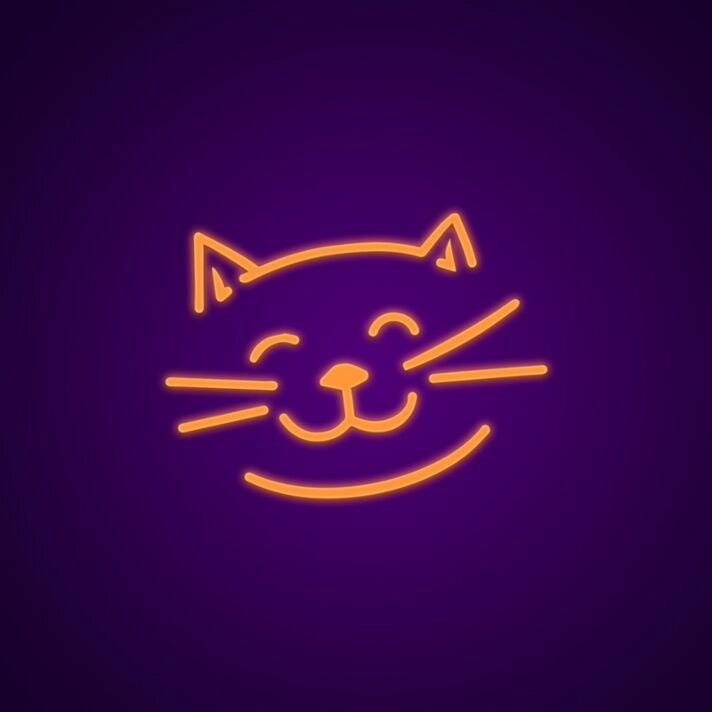 Cat Neon Sign for Pet Lovers