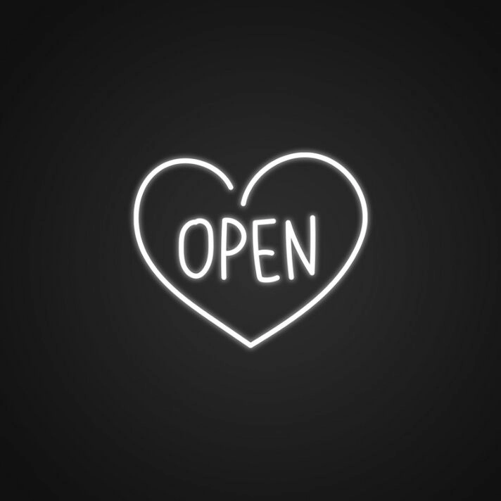 Open Neon Sign for Retail and Business Displays
