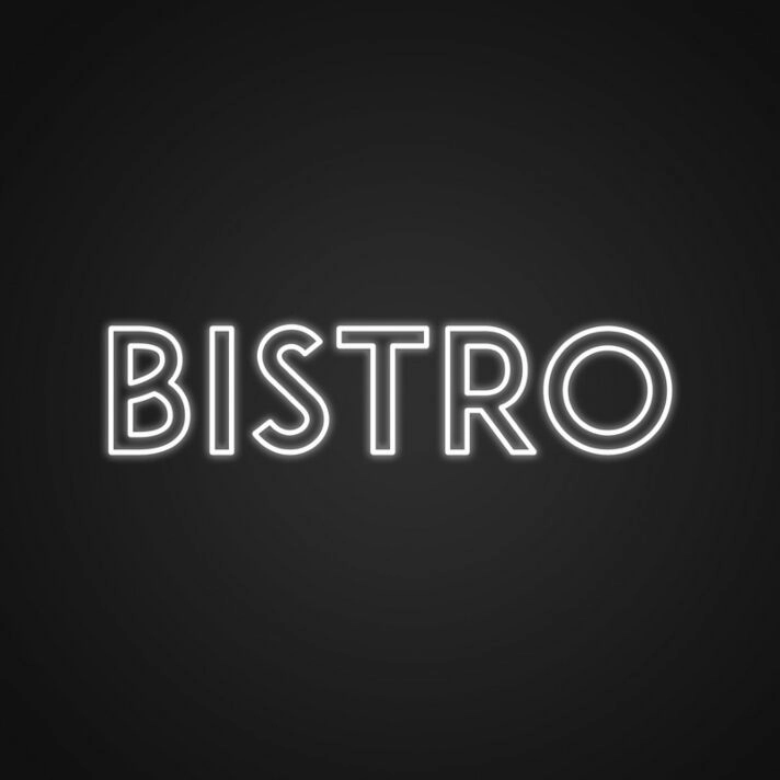 Bistro Neon Sign for Restaurants