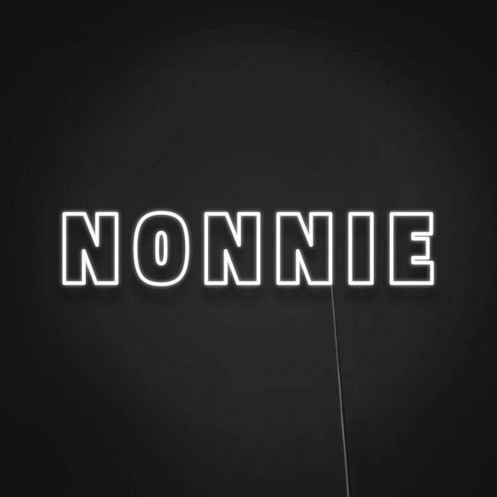 Nonnie Neon Sign for Personalized Decor