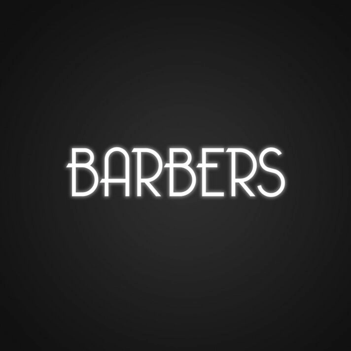 Barbers Neon Sign for Barber Shops