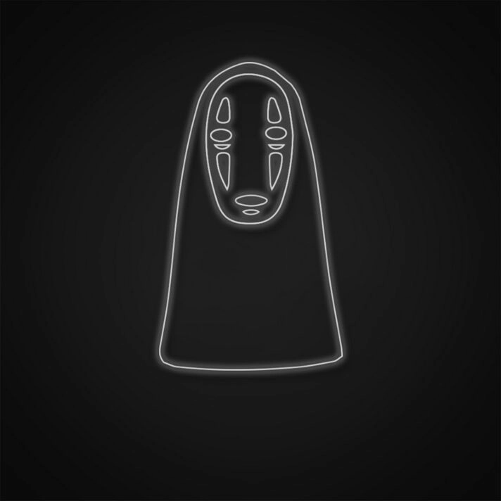 No Face Neon Sign for Anime Fans