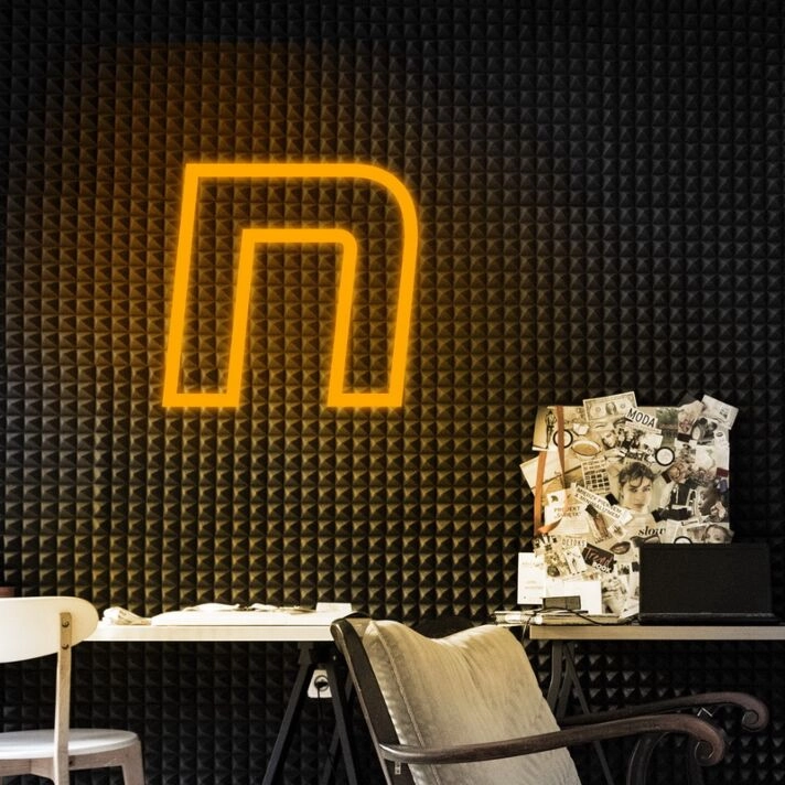 Letter N Neon Sign for Personalized Spaces