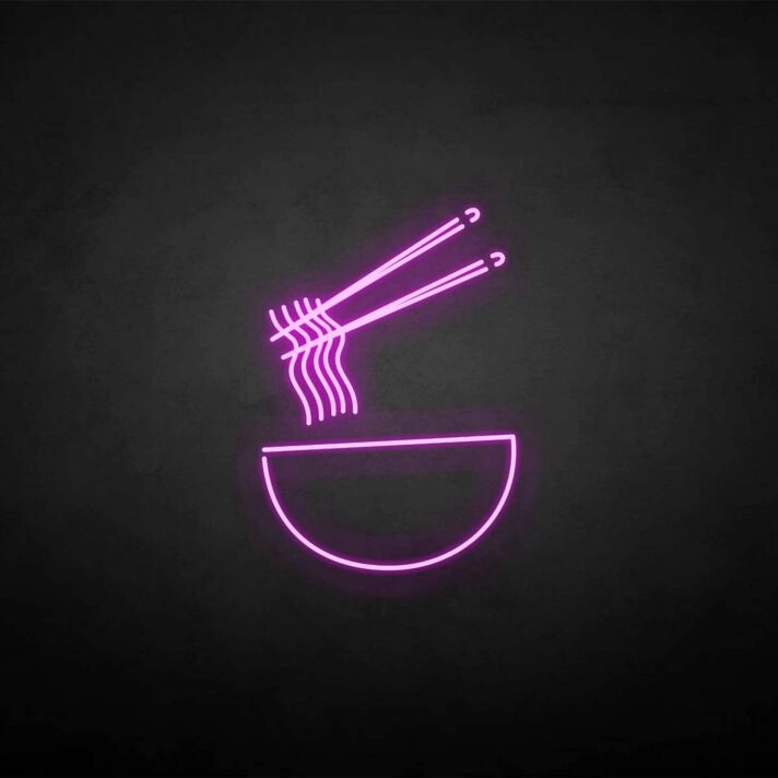'Noodles' neon sign