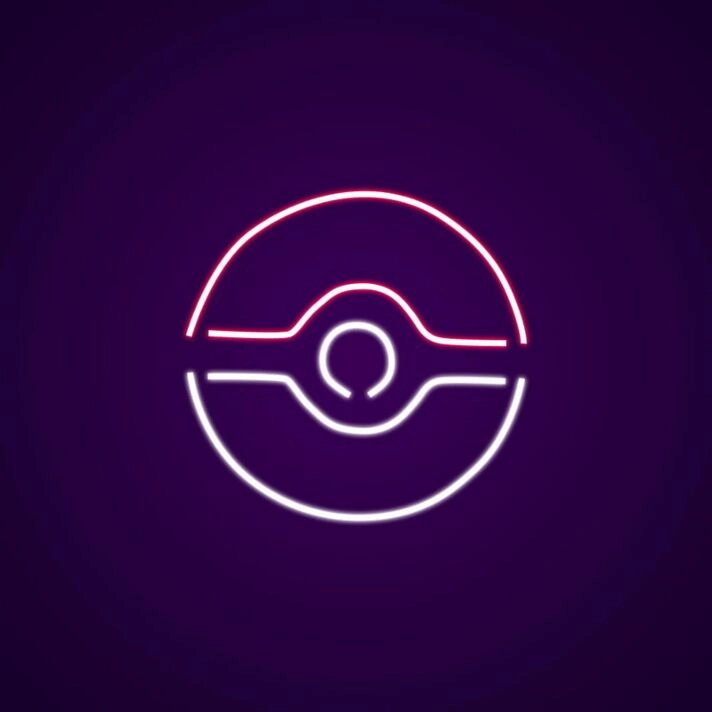 Pokeball Neon Sign for Anime Fans