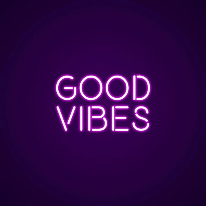 Good Vibes Neon Sign Spread positivity with this good vibes sign