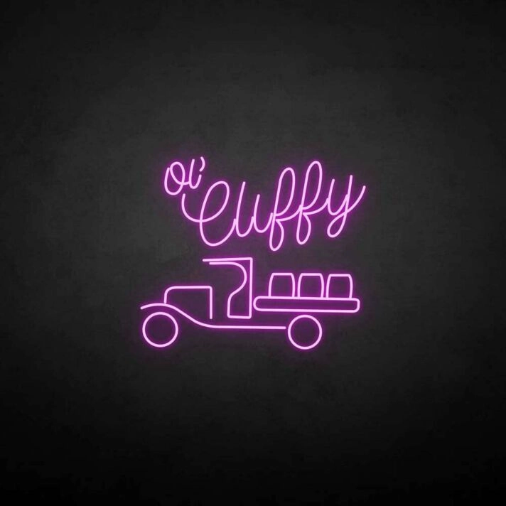 'Truck' neon sign
