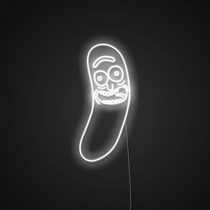 Pickle Rick Neon Sign Ideal for fans of Rick and Morty