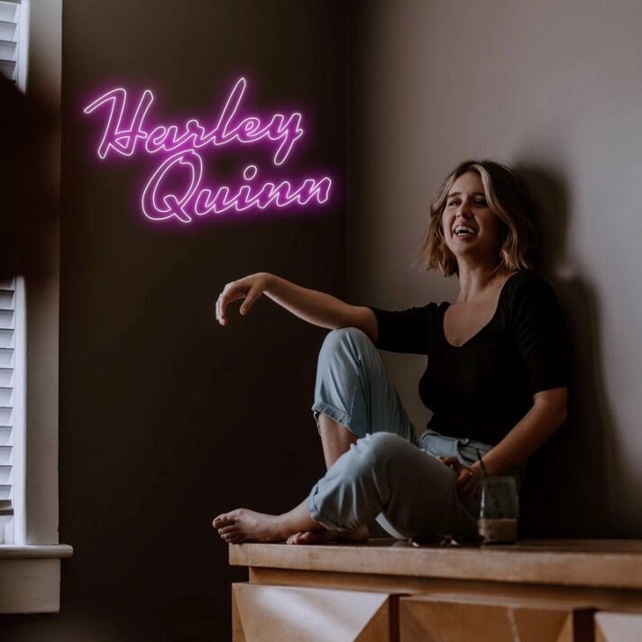 Harley Quinn Neon Sign Perfect for comic book fans