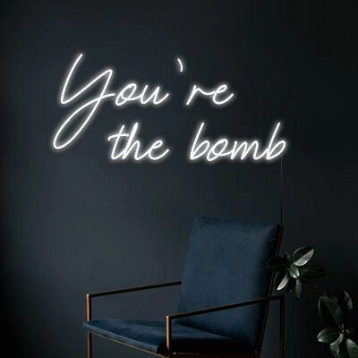 Youre The Bomb Neon Sign Add a fun touch to your decor