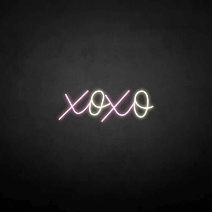 XOXO' neon sign