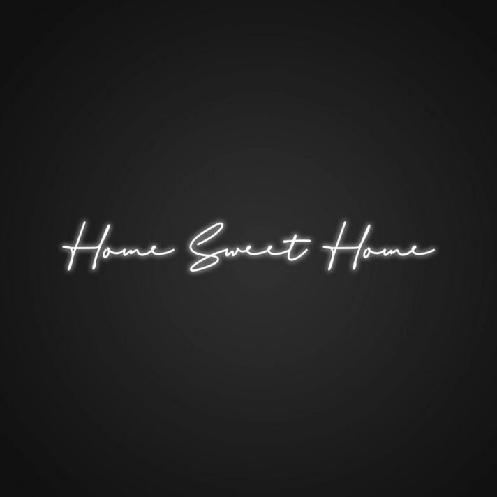 Home Sweet Homes Neon Sign Create a warm and inviting atmosphere
