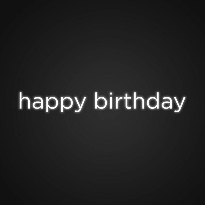 Happy Birthday Custom Neon Sign Make birthdays extra special with a personalized sign
