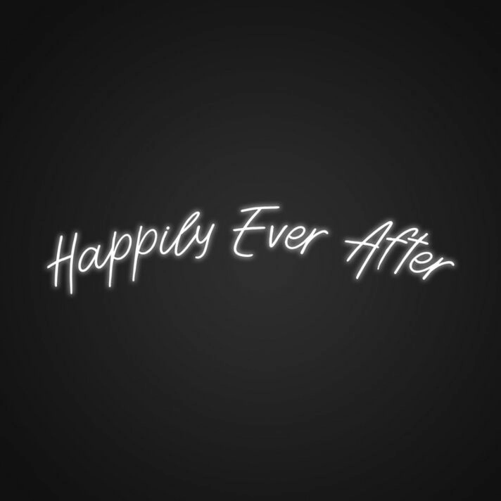 Happily Ever After Customizables Neon Sign Make romantic events unforgettable