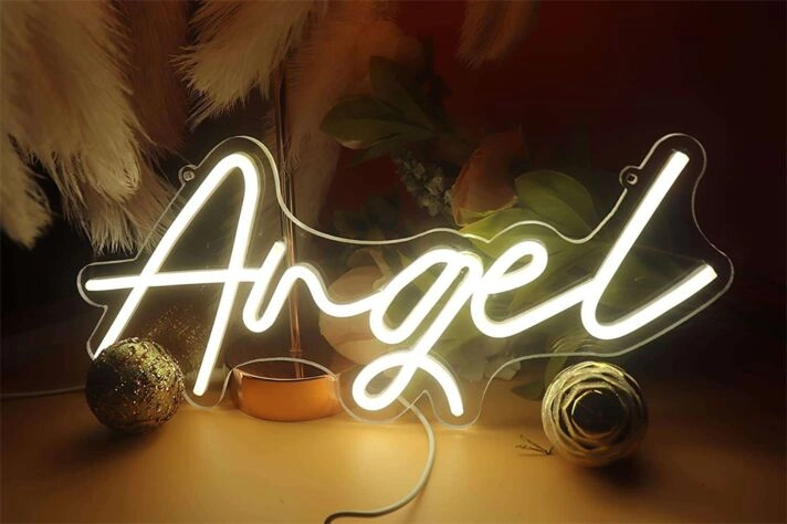 Brighten Up Your Space: Angel LED Neon Customized LED Neon Sign for Bars, Weddings, and Chic Home Decor