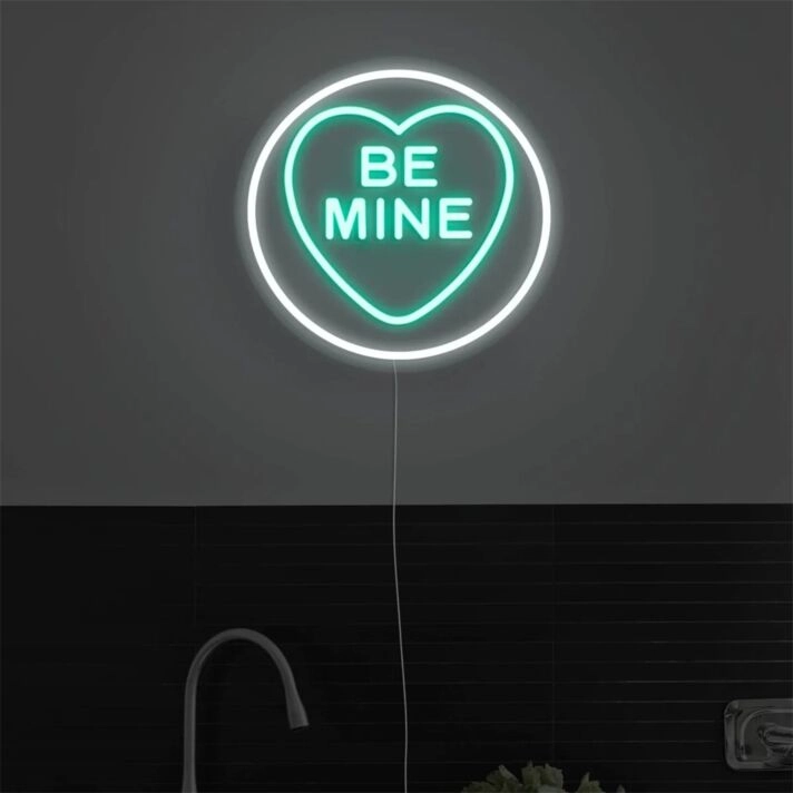 Add a Romantic Glow to Your Wedding, Engagement Party, or Home with the Be Mine LED Neon Sign