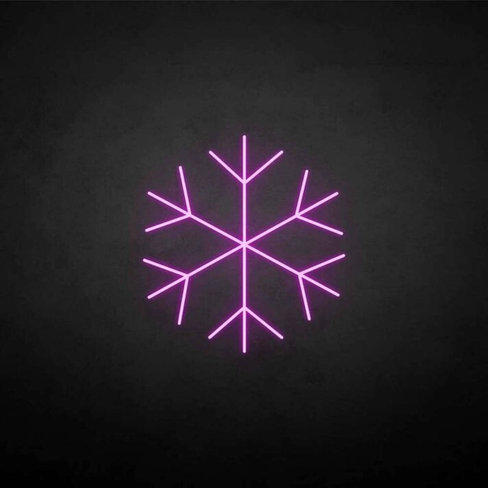 Marry Christmas Snowflake Neon Sign