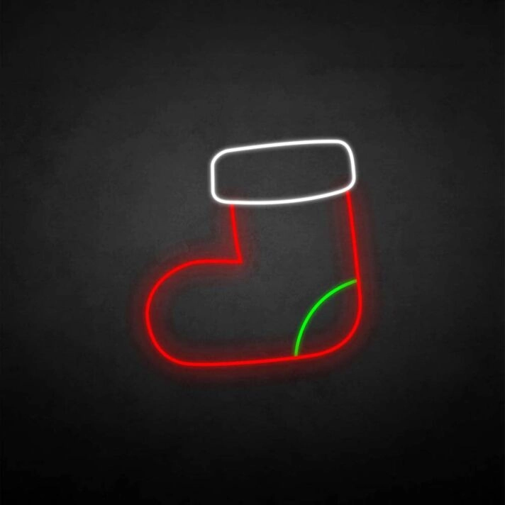 marry christmas-stocking2' neon sign