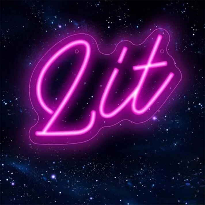 Brighten Up Your Space: From Home Décor to Weddings, Enhance Any Occasion with the Customized Lit LED Neon Sign.