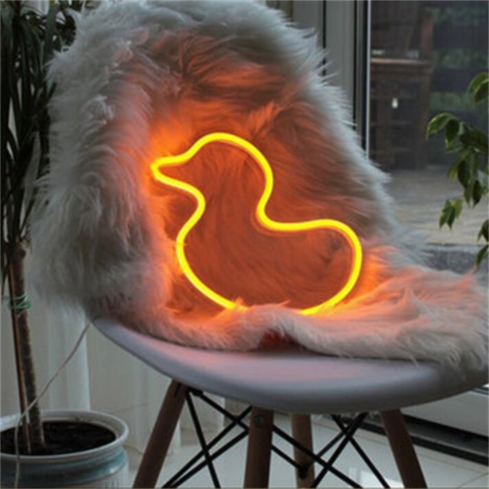 Brighten Your Spaces: Duck LED Custom LED Neon Sign, Perfect for Bars, Home Decor, and Celebratory Events