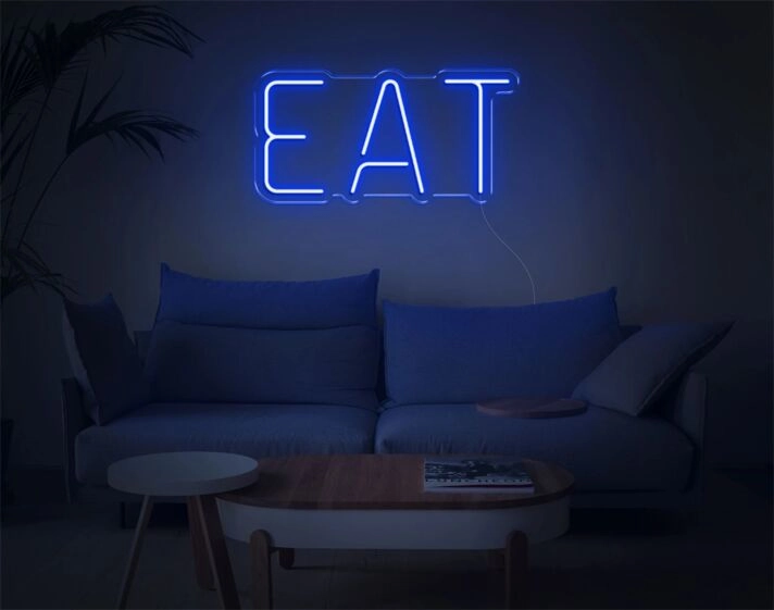 Brighten Your Dining Area, Bar, or Food Event with the Eat Custom LED Light LED Neon Sign.