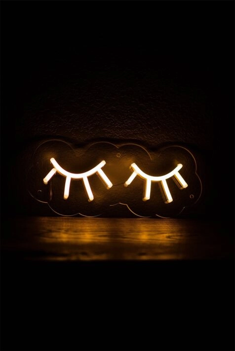 Brighten Up Your Beauty Salon or Makeup Room with the Eyelash LED Neon LED Sign.