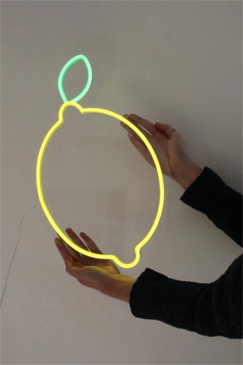Brighten Up Any Space: LED Lemon LED Neon Sign for Bars, Weddings, and Home Ambiance.