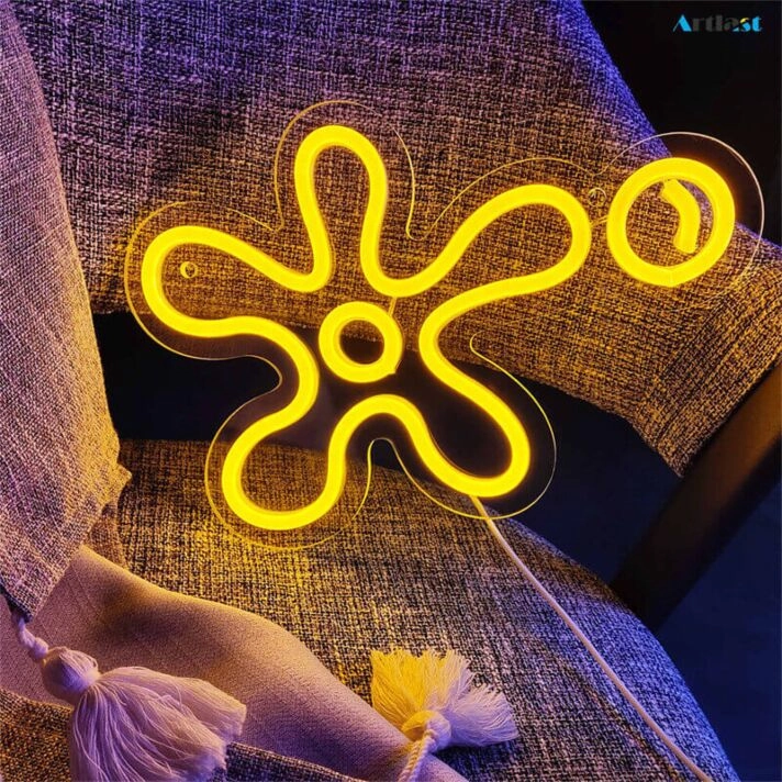 Add a Glow to Your Space: Neon Light Creative Letter Design LED Neon Sign for Bar, Home Decor, and Weddings