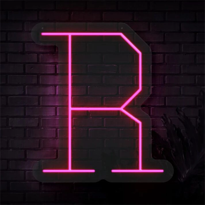 Brighten Up Your Space: Personalized Initial Letter R LED Neon Sign for Home, Office, Weddings & Parties.